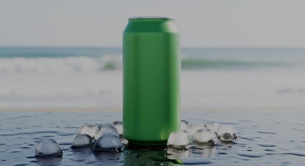 Green Tin Object for Green Screen Editing in Various Scenes