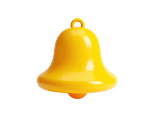Shiny, smooth, bell shape in saturated yellow
