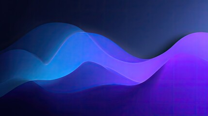 Abstract Blue And Purple Wave Design