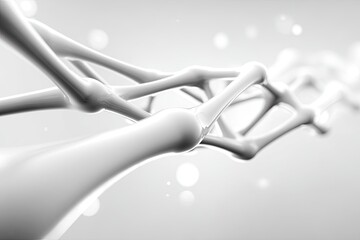 Abstract 3D Molecular Structure