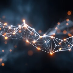 Abstract Network Design With Glowing Connections