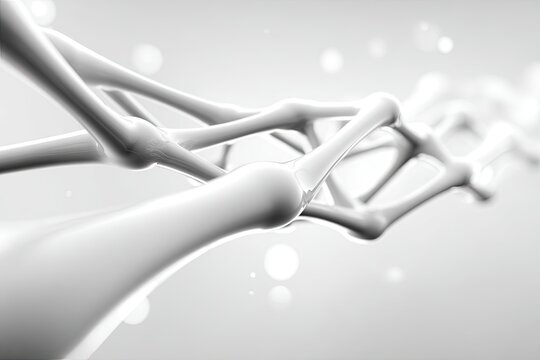 Abstract 3D Molecular Structure