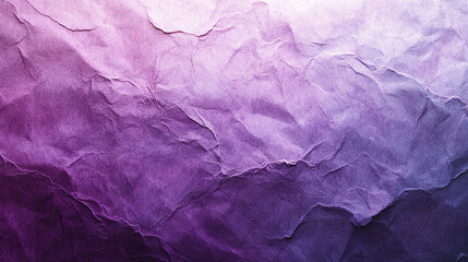 Fototapeta premium Crumpled light purple paper texture with delicate wrinkles and soft gradient shading creating artistic and elegant backdrop for creative design projects
