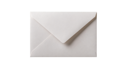Blank white envelope