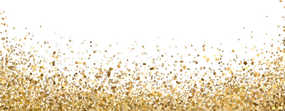 Celestial Golden Starry Frames and Comet Graphic Elements Isolated on White Background for Cosmic Designs, Festive Celebrations, Gold glitter swash shiny  stroke shape, luxury  party element