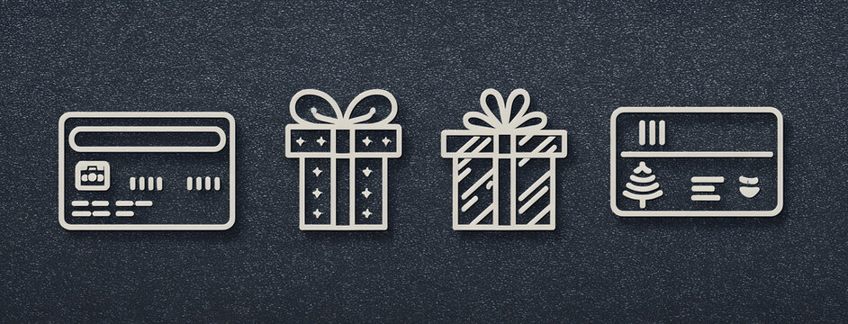 Loyalty card, incentive gift, collect bonus, earn reward, redeem gift, win present, vector mono line icon, linear illustration, outline design