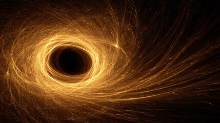 A swirling helix of luminous light streaks spirals around a glowing center, symbolizing energy flow, evolution, and the dynamic rhythm of creation and transformation.
