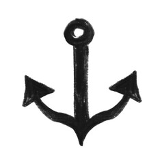 Anchor hand drawn icon nautical marine symbol stability safety © PNG PHOTO
