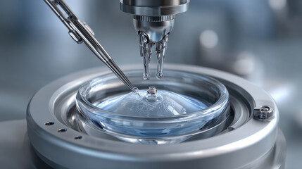 Nanobot eye surgery cornea microsurgery medical device precision sterile laboratory