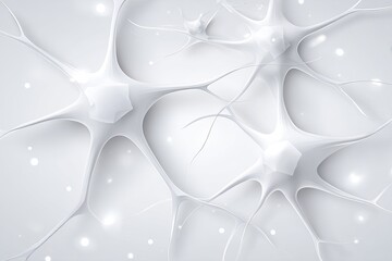 Abstract Illustration Of Interconnected Neurons