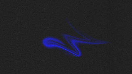 Blue Grainy Gradient Background, Abstract Noise Effect