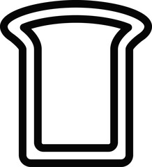 Bread slice icon