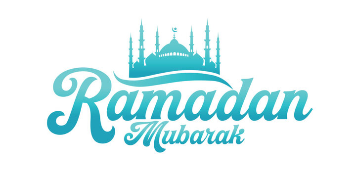 Ramadan mubarak mosque vector illustration design background islamic decoration