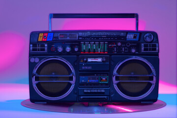 Vintage Cassette Recorder For Background