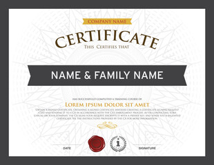 certificate of completion template