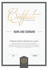 certificate of completion template