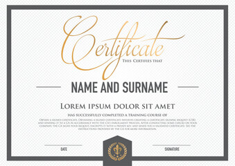 certificate of completion template