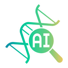 artificial intelligence Gradient icon