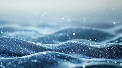 A silver-blue gradient mesh with subtle floating particles, creating a sleek, modern, and luminous digital background with soft motion and a high-tech aesthetic.
