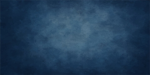 Dark blue grunge texture wall surface pattern background, aged vintage blackboard design frame