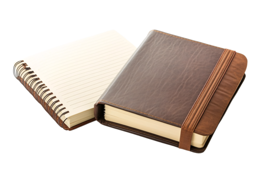 Two Notebooks Side by Side PNG - Powered by Adobe