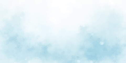 Obraz premium Bright blue sky background with fluffy white clouds, capturing a clear day's abstract nature and summer light