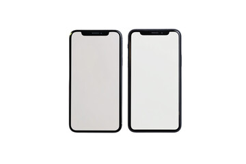 # Two Phones Side by Side PNG