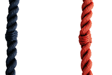Two Ropes with Space Between PNG
