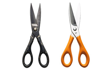 Two Scissors with Space Between PNG