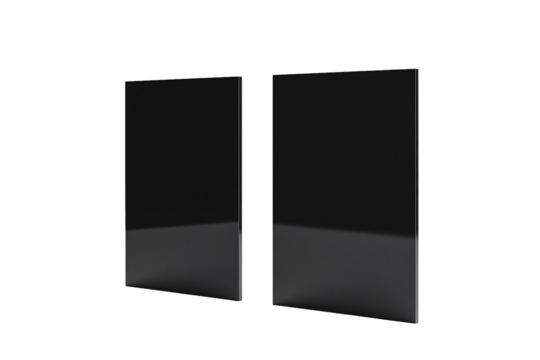 Two Presentation Slides Positioned Side by Side PNG