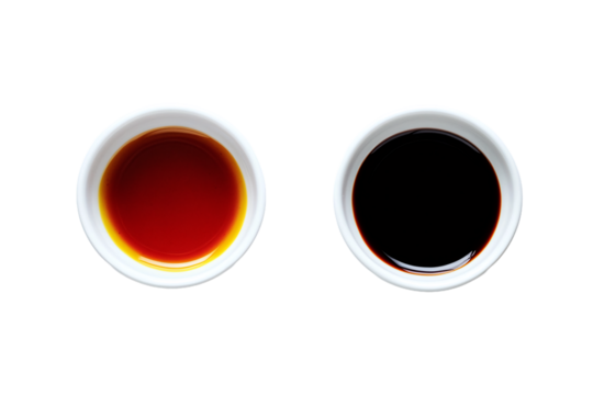 Comparison of Two Soy Sauce Bottles PNG