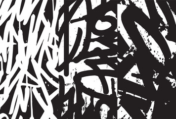 Background graffiti black pattern abstact 5.