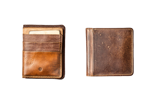 Two Wallets Side by Side PNG