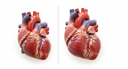 Heart vs Healthy Heart Comparison