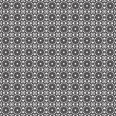 Geometric Floral Intricate Repeatable Pattern with Decorative Elements Background
