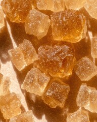 Modern Yellow Gummy Candies Premium Buttercake and Vanilla Tones for Lifestyle Marketing and Joyful Social Media