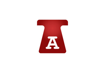 red letter a logo company