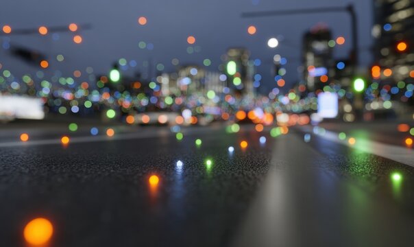 Dynamic Edge Computing Cityscape at Dusk Modern Urban Technology for Smart Infrastructure Marketing and Digital Content