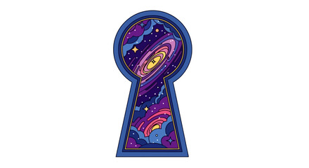 Cosmic Keyhole A Glimpse into the Universe's Mysteries