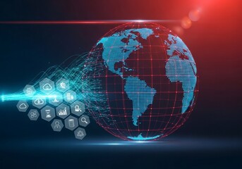 Data Connection Global Network of Information and Technology