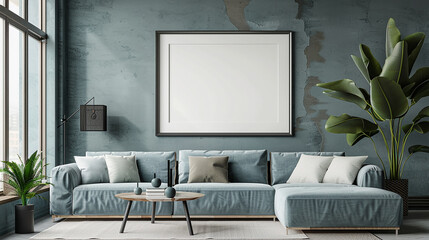 modern interior design illustration concept