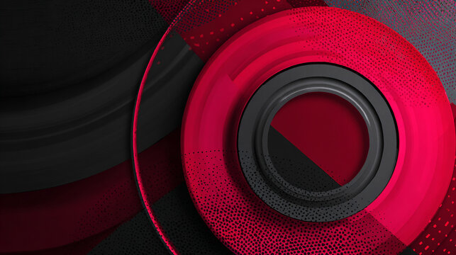 Layered circles and geometric patterns form an abstract digital background, ideal for futuristic design, technology visuals, UI projects, and modern graphic applications.
 - Powered by Adobe