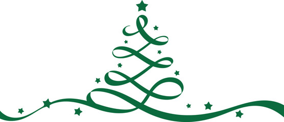 Collection of festive christmas icons for holiday design projects