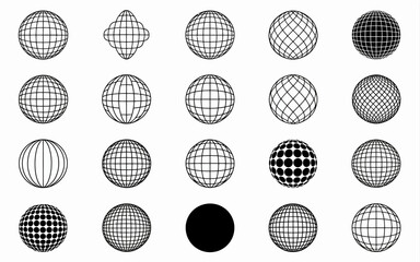 set of abstract spheres
