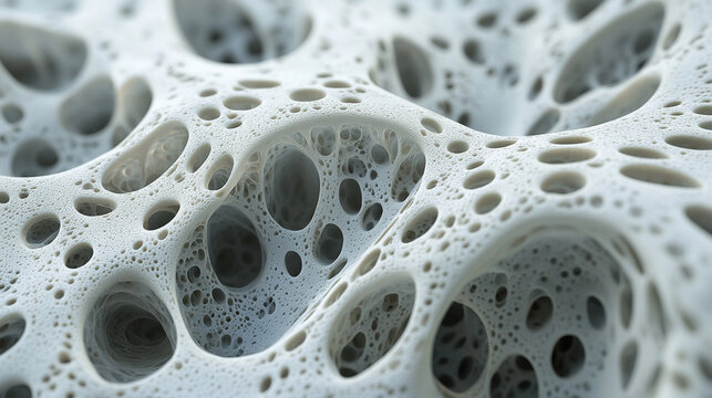 AI screen simulating intricate cell structures with glowing networks and digital patterns representing biotechnology, futuristic research, scientific visualization, and advanced digital modeling