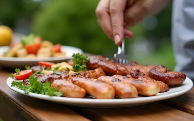 Summer Backyard Barbecue. High quality