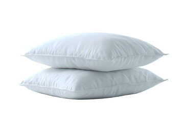 White fluffy stacked isolated on transparent background