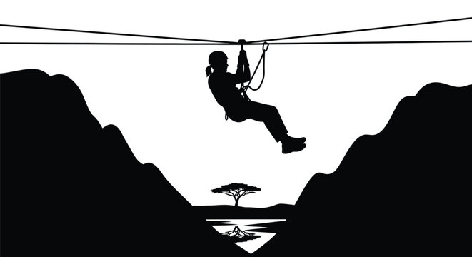 Experience thrilling adventure zip-lining through scenic canyon landscape