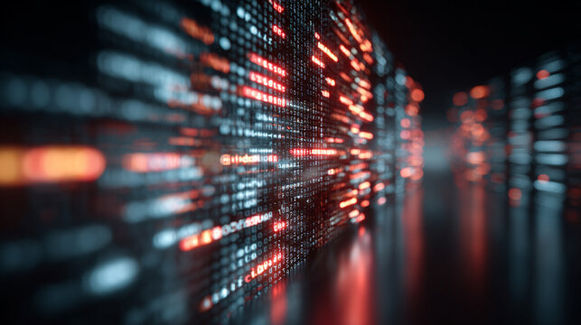 Bright digital background filled with abstract code symbols, expressing advanced technology, innovation, and human progress through a vivid, modern, and complex visual aesthetic.
