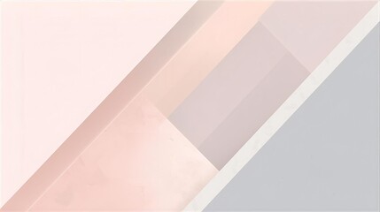 Soft Pastel Geometric Abstract Art With Diagonal Shapes and Subtle Gradient for Modern Design